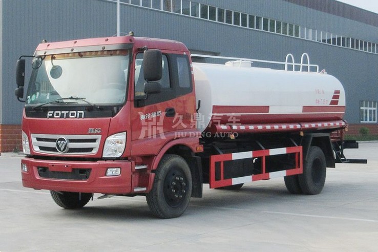 10噸灑水車廠家_10噸福田奧鈴綠化灑水車廠家價格